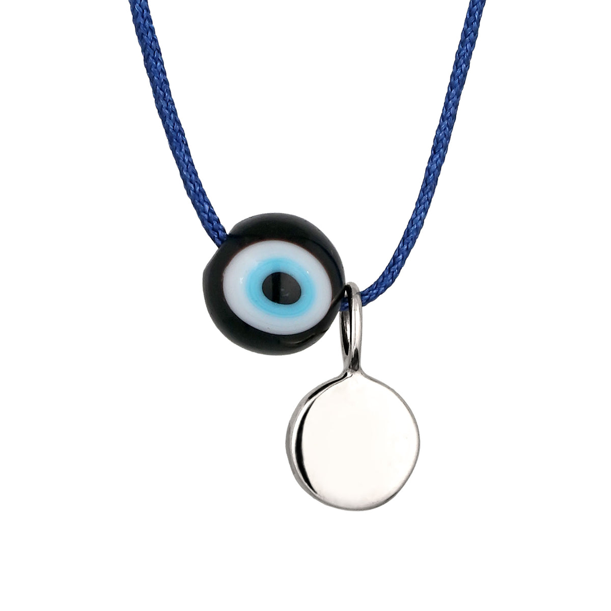 Blau - KUZZOI | Halskette Evil Eye | Lapislazuli (Blau) | 925 Sterling Silber