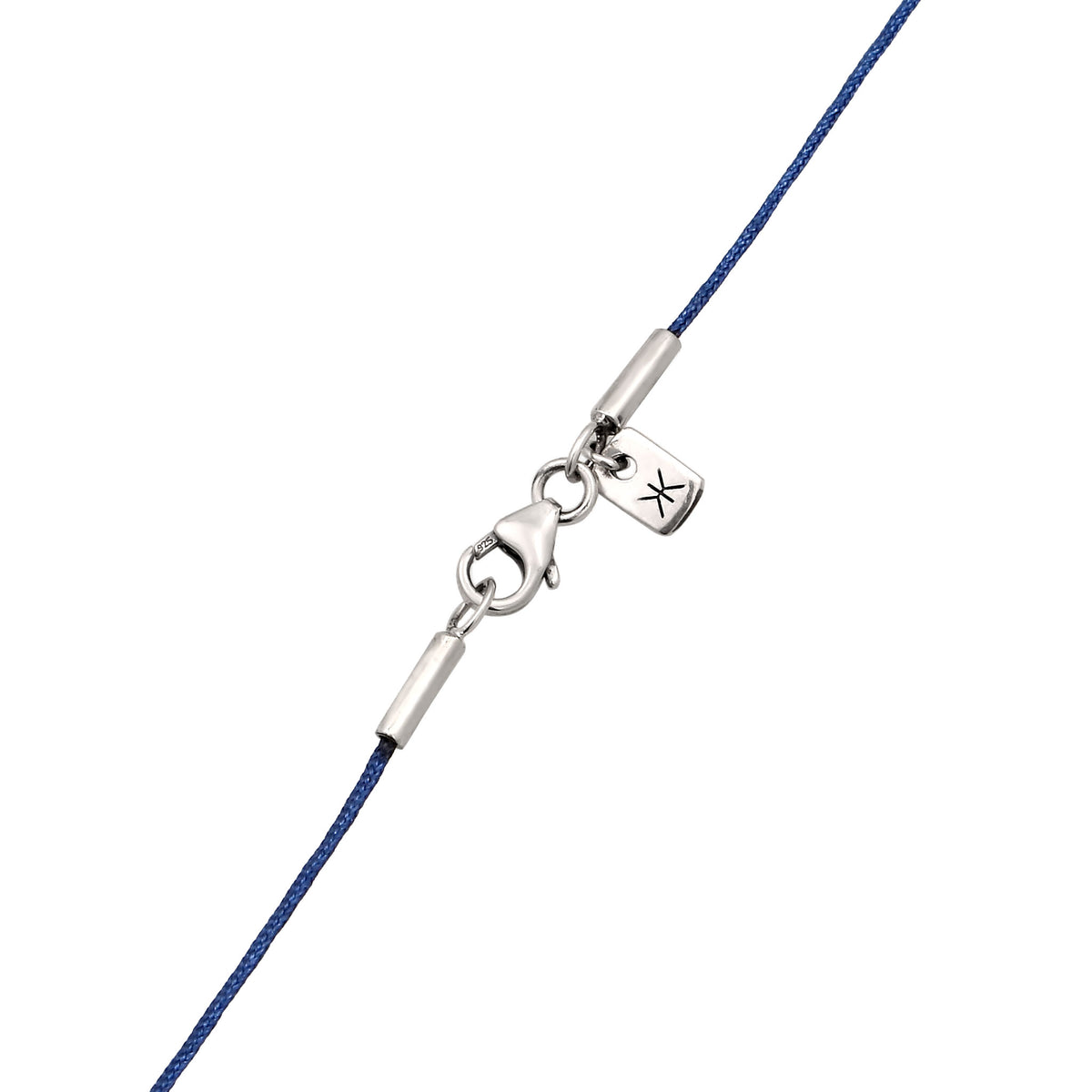 Blau - KUZZOI | Halskette Evil Eye | Lapislazuli (Blau) | 925 Sterling Silber